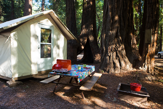 Tent Cabins Camping in Big Sur