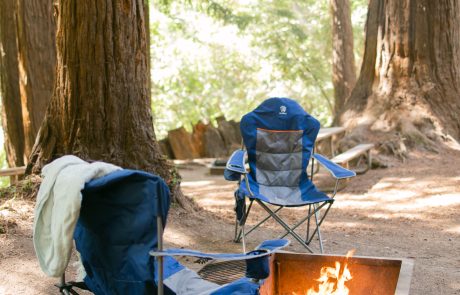 Tent Cabin Campfire